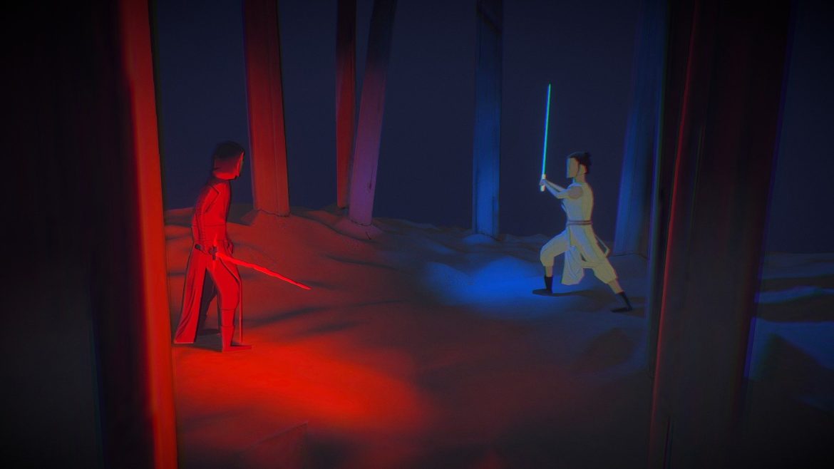 Kylo Ren Vs Rey Star Wars 7 The Force Awaken Deep3dsea