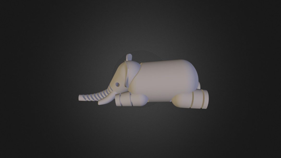 l f s elephant geant 3d model