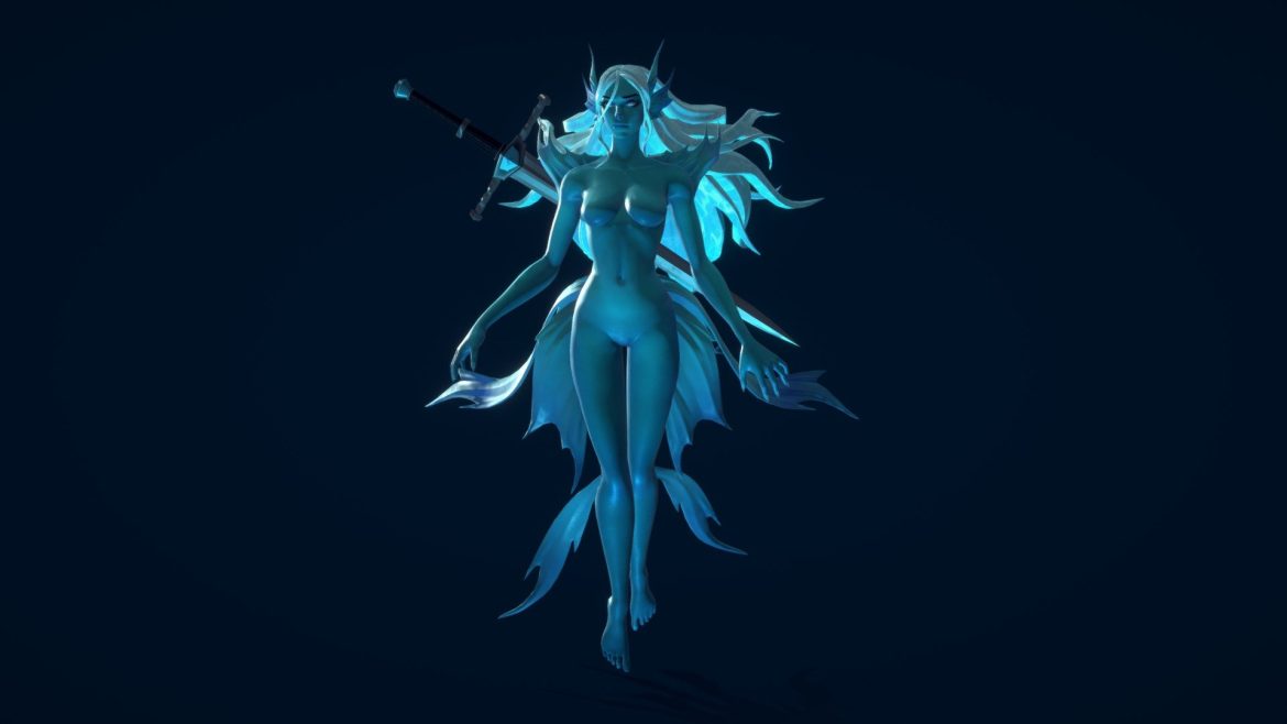 lady of the lake 3d model
