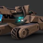 laser tank 3d model
