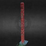 maori pouwhenua 3d model