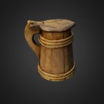 Mary Rose: A wooden tankard