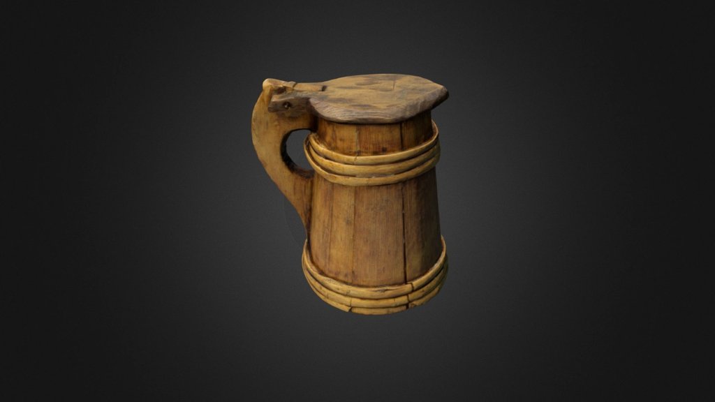 Mary Rose: A wooden tankard