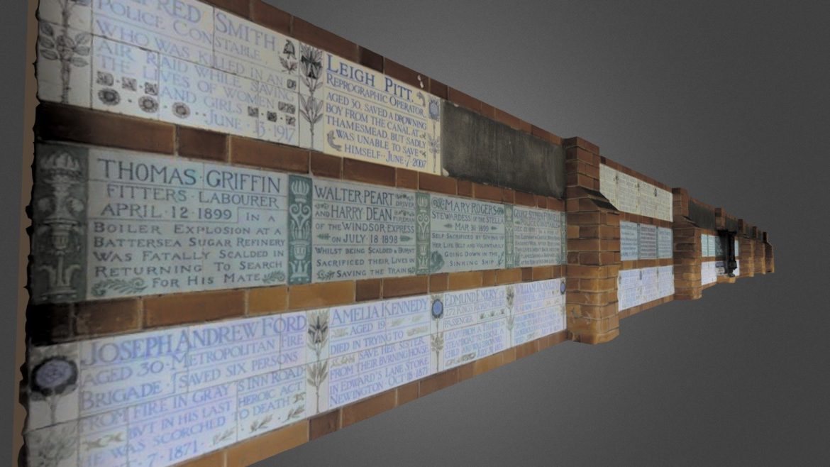 memorial to heroic self sacrifice london gb 3d model