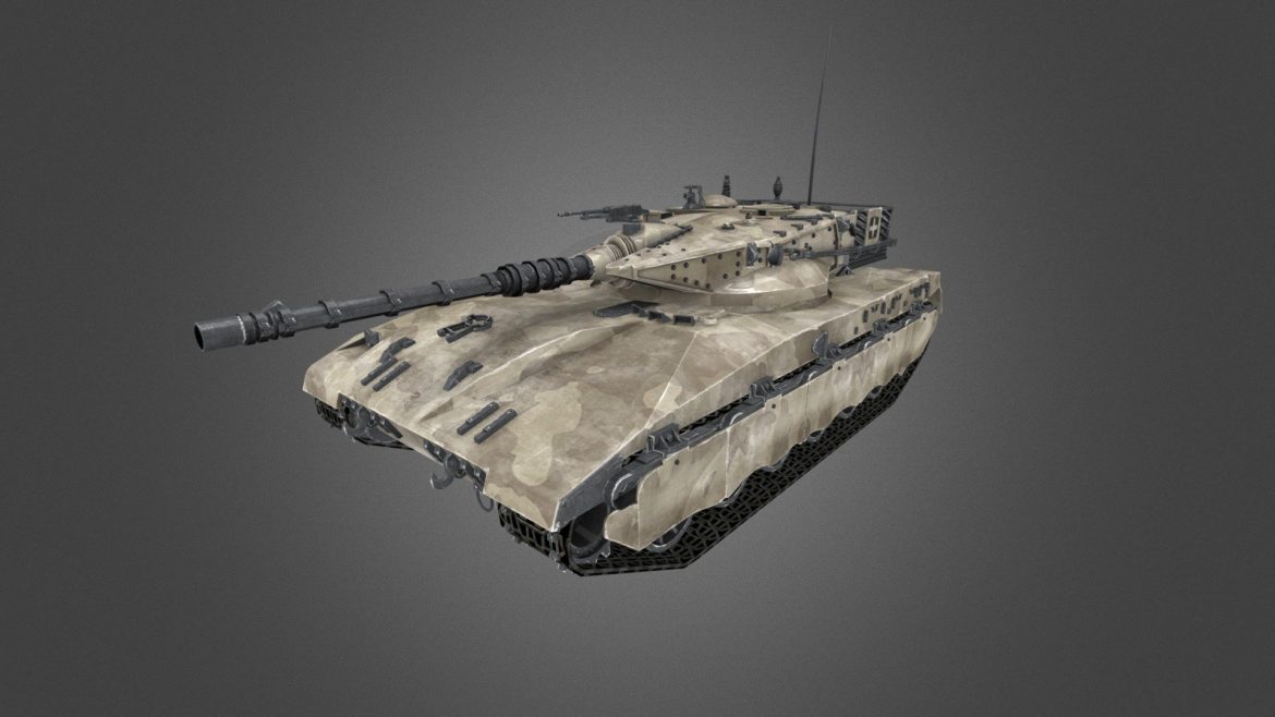 merkava tank 3d model