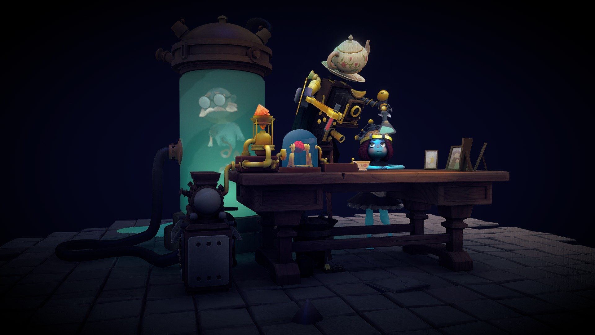 Mysterious laboratory