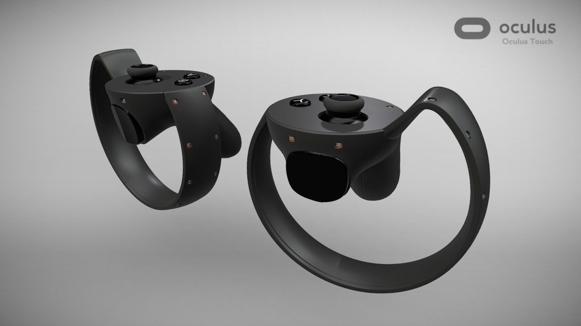 oculus touch 3d model