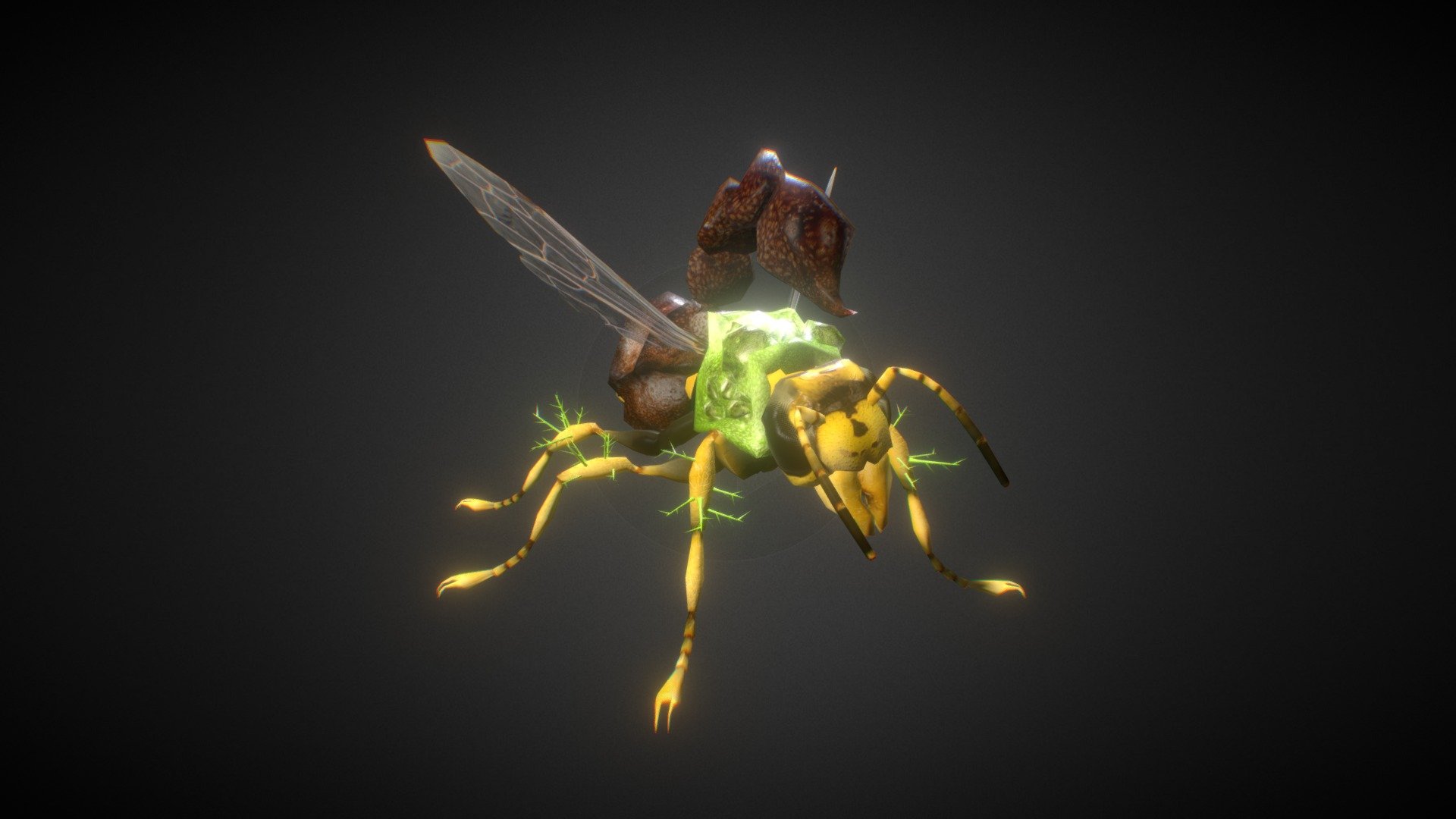 (old) MUTANT-Wasp (Hive Wars video game)