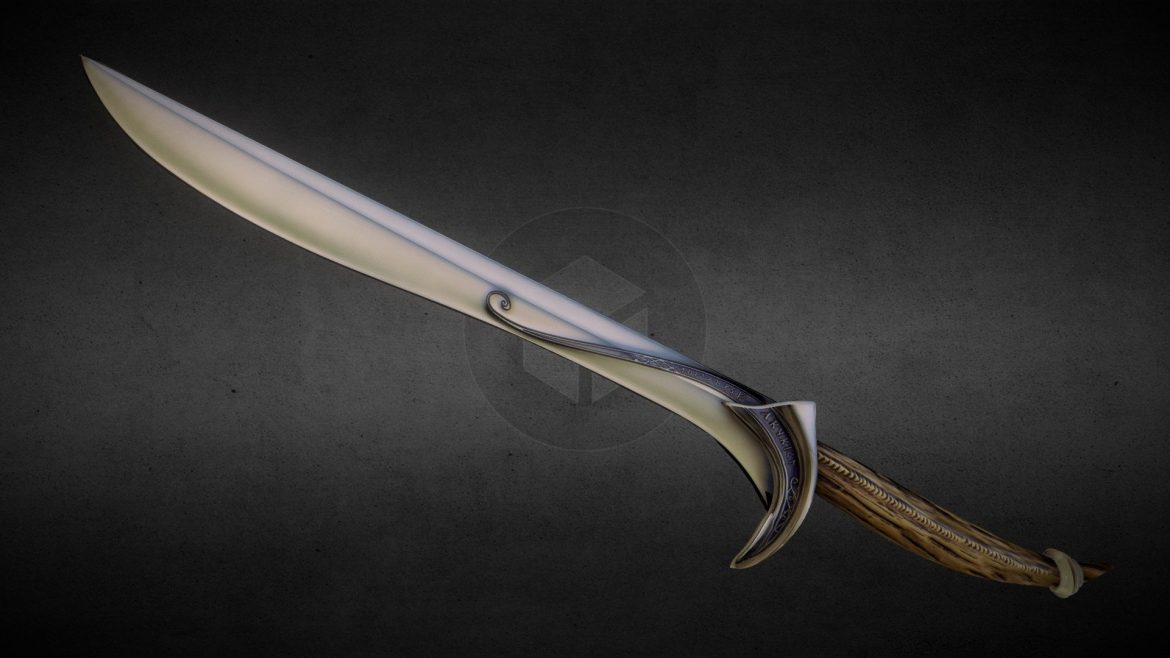 Orcrist Sword - Lord of the Rings - deep3dsea