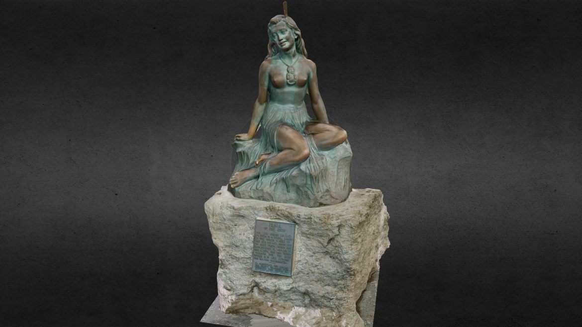 pania of the reef napier new zealand 3d model