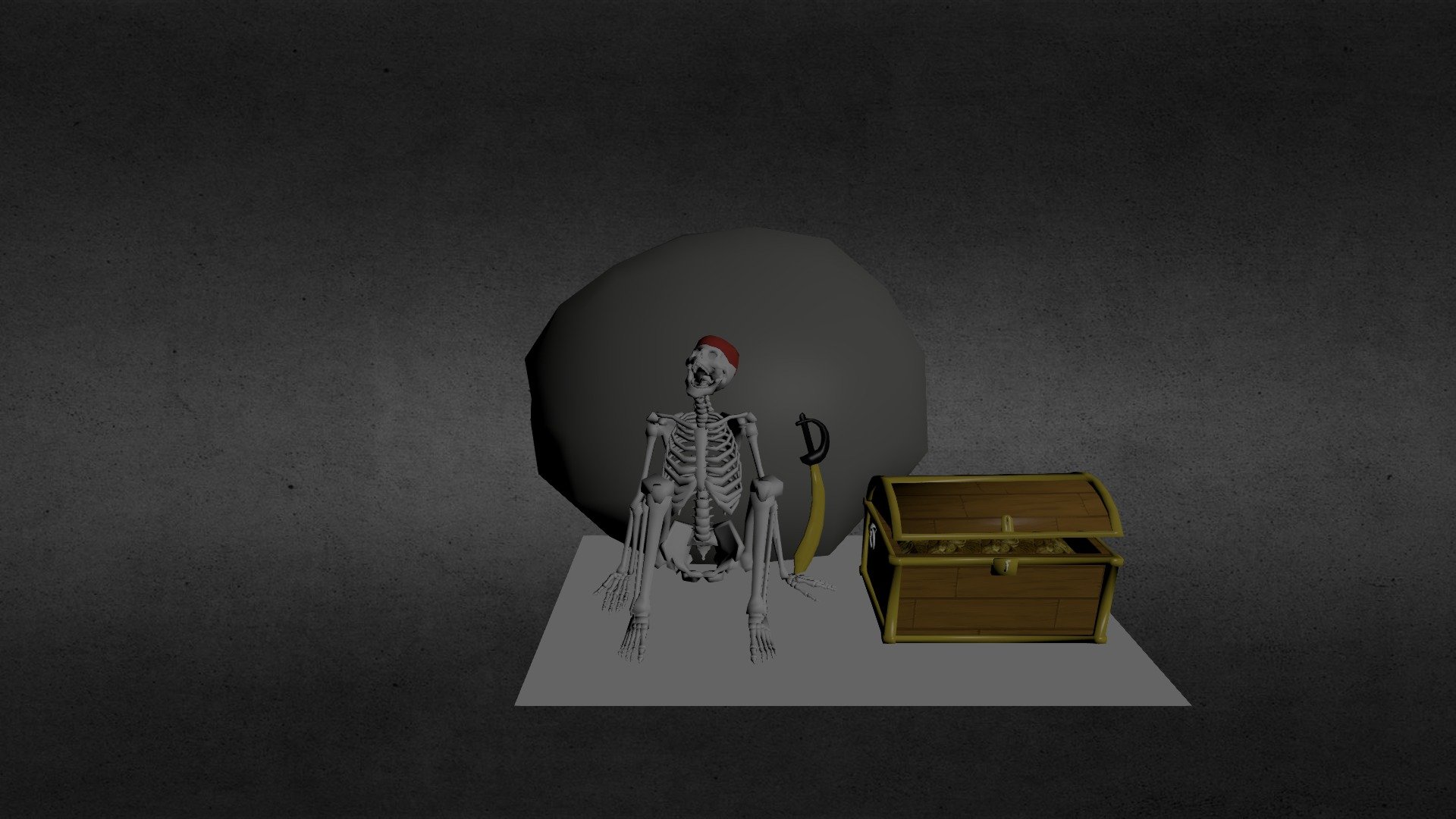 pirate skeleton – contest model