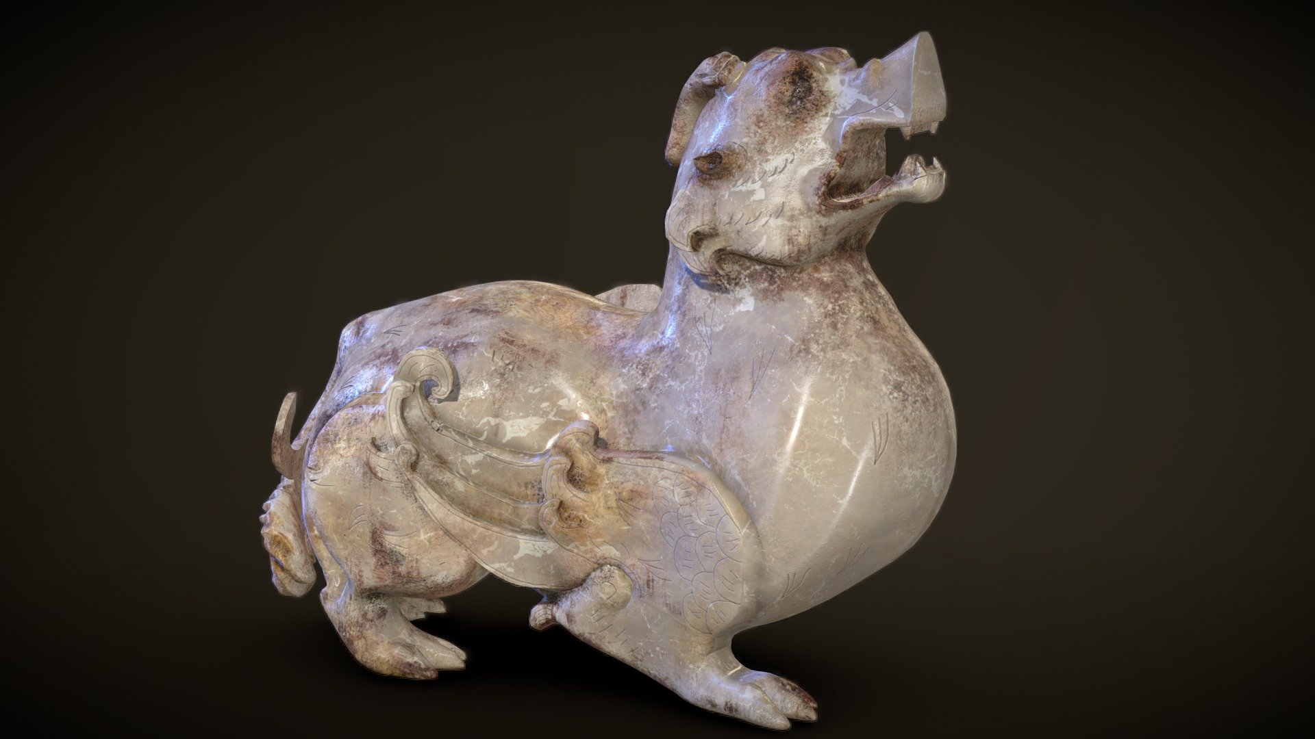 Pixiu,Chinese Figure- ArtifactModelingChallengee