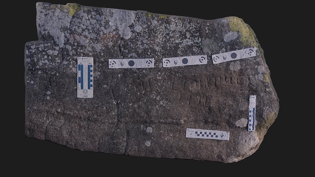 post civil war inscription gettysburg 3d model