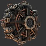 radial symmetry test 3d model