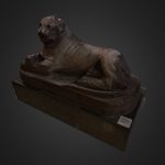 Red granite lion of Amenhotep III