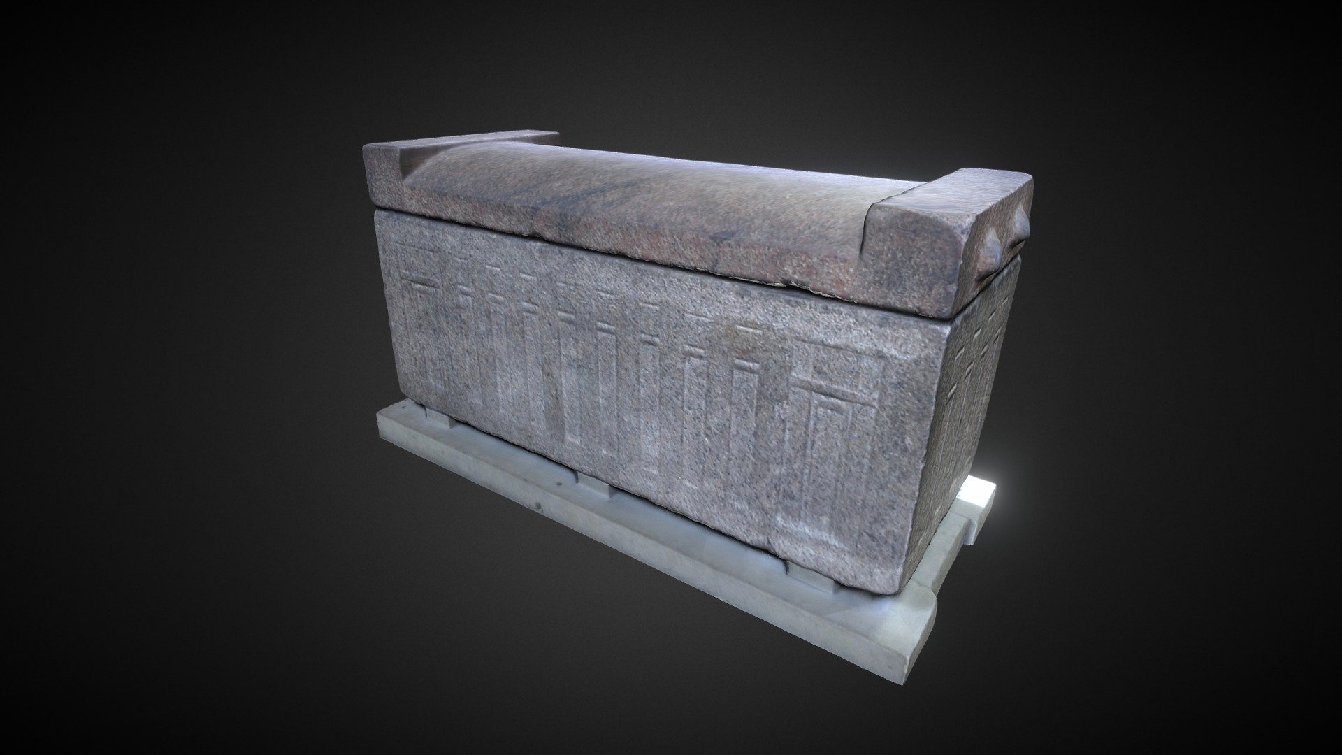 Red Granite Sarcophagus