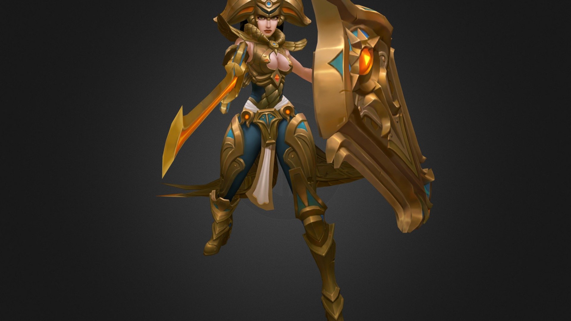Riot art contest Leona