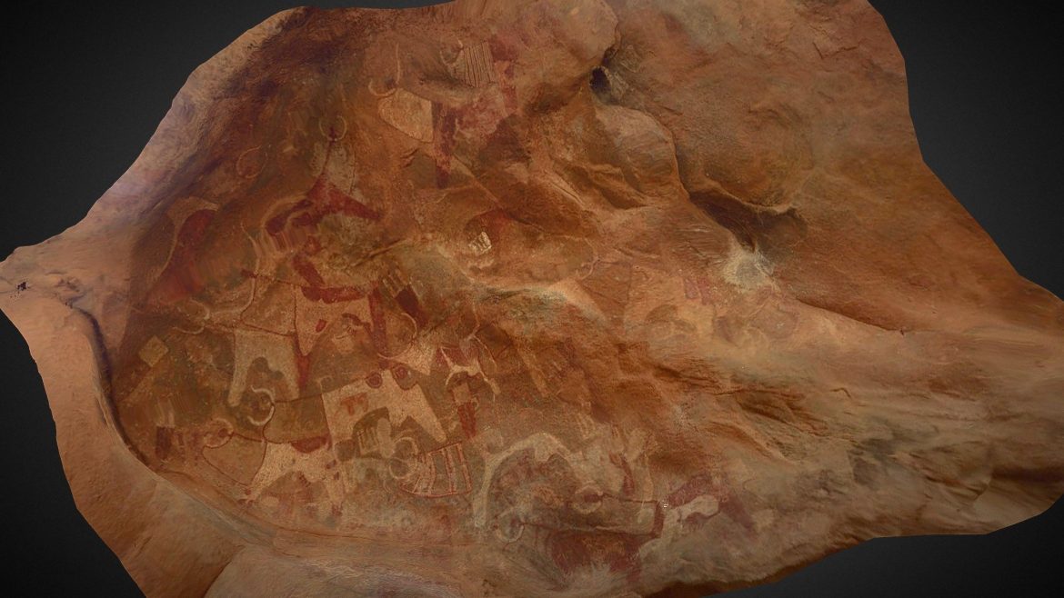 rock art sites of somaliland laas geel 3d model