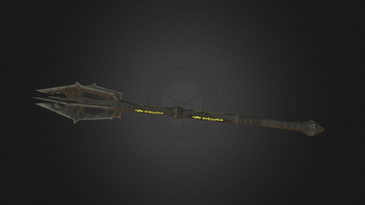 saurons mace 3d model