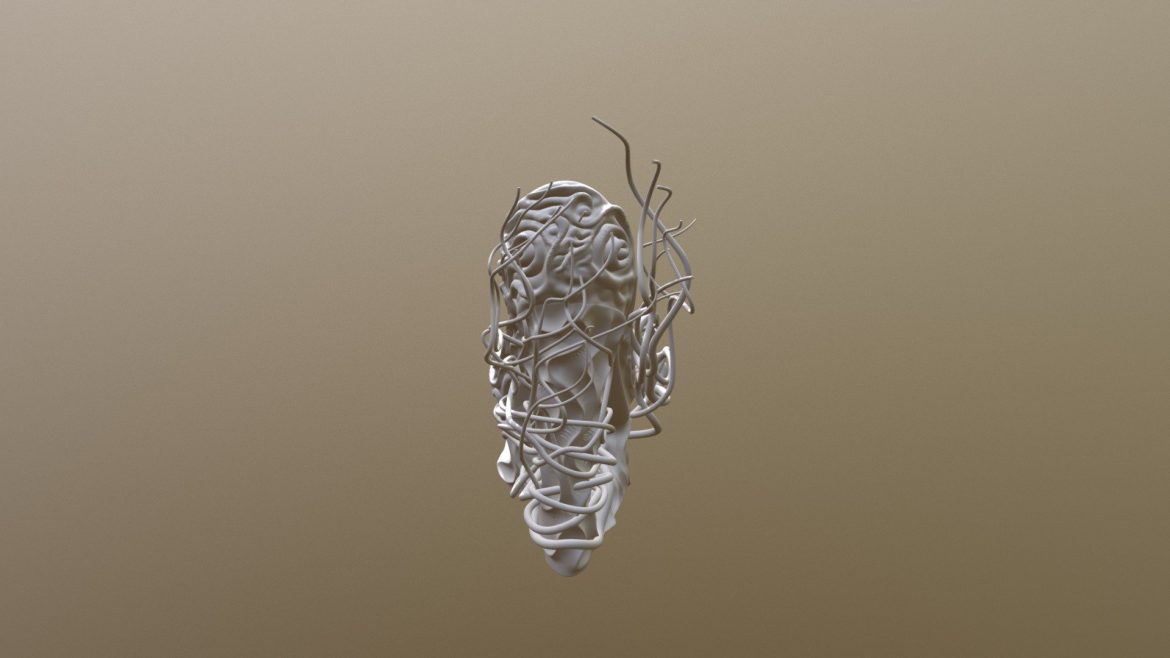 shoe for aurora fashion week 3d model