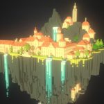 skyland erin and her leap of faith 3d model