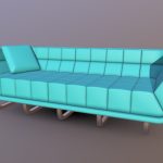 ssao demo couch 3d model