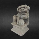 st0027 stone lion 3d model