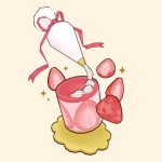strawberry cake 3d model