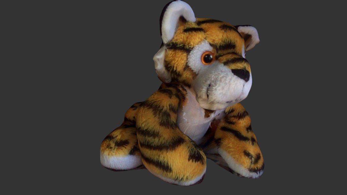 stuffed tiger 3d model