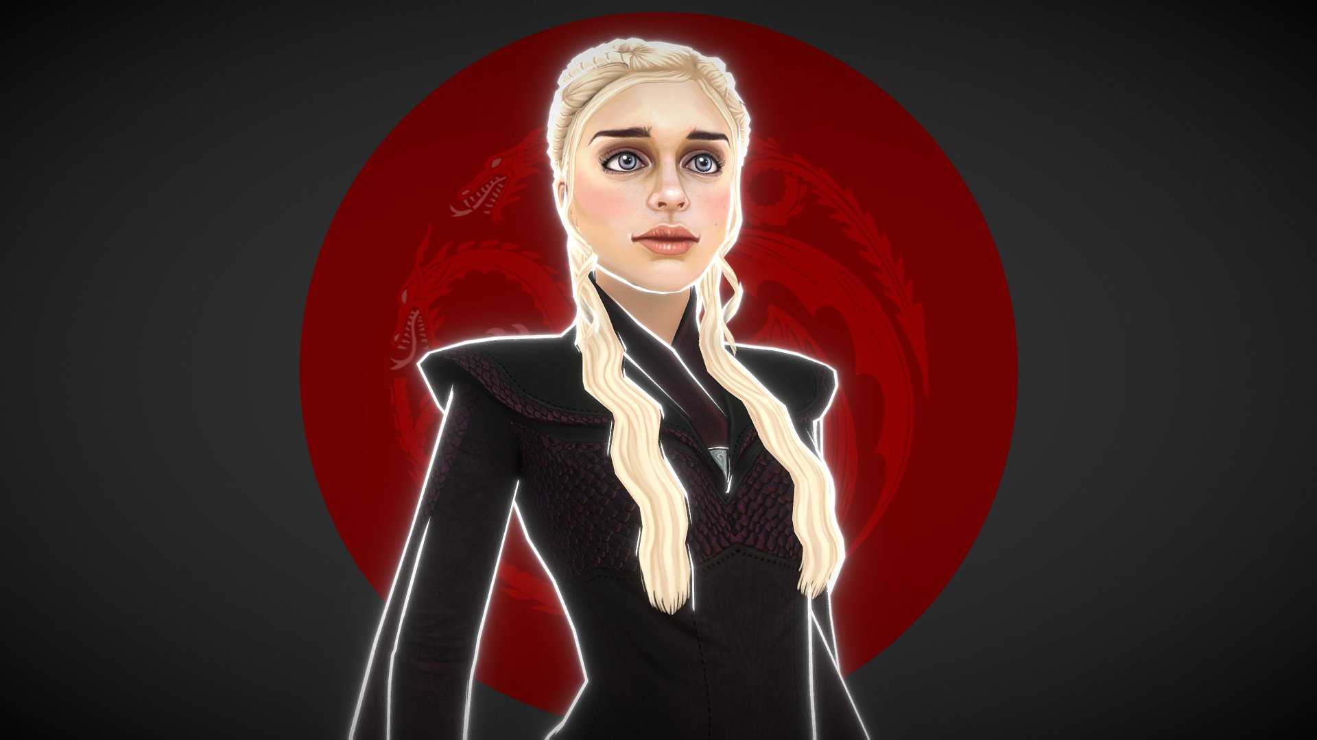 Stylised Daenerys