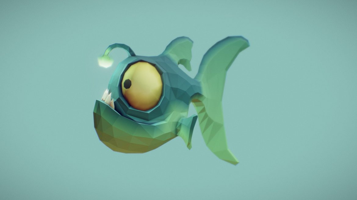 Stylized Fish | Swimming Animation - deep3dsea