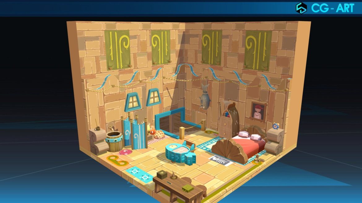 sufokia maison 01 dofus 3d model