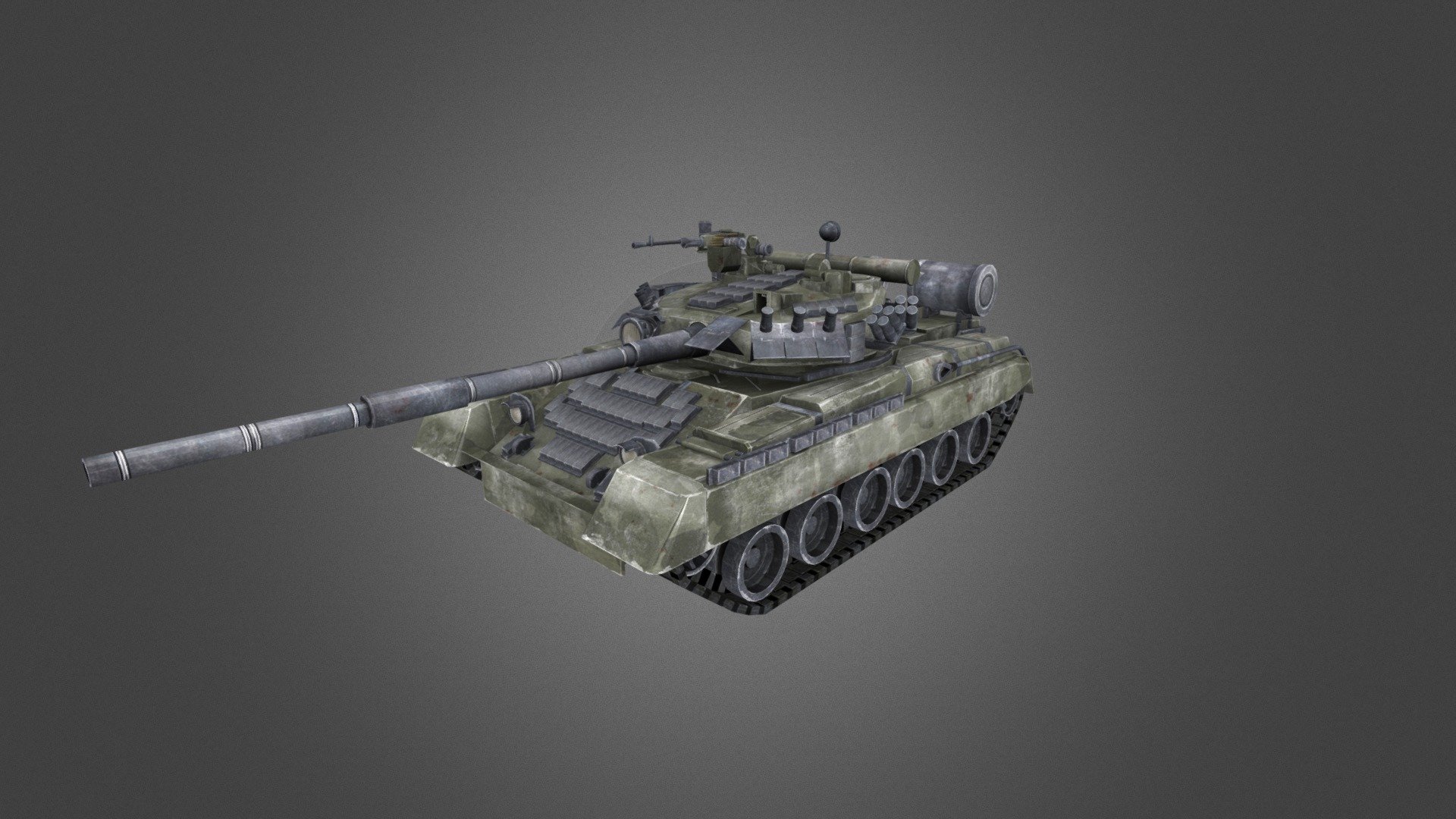 T-80UD Main Battle Tank - deep3dsea