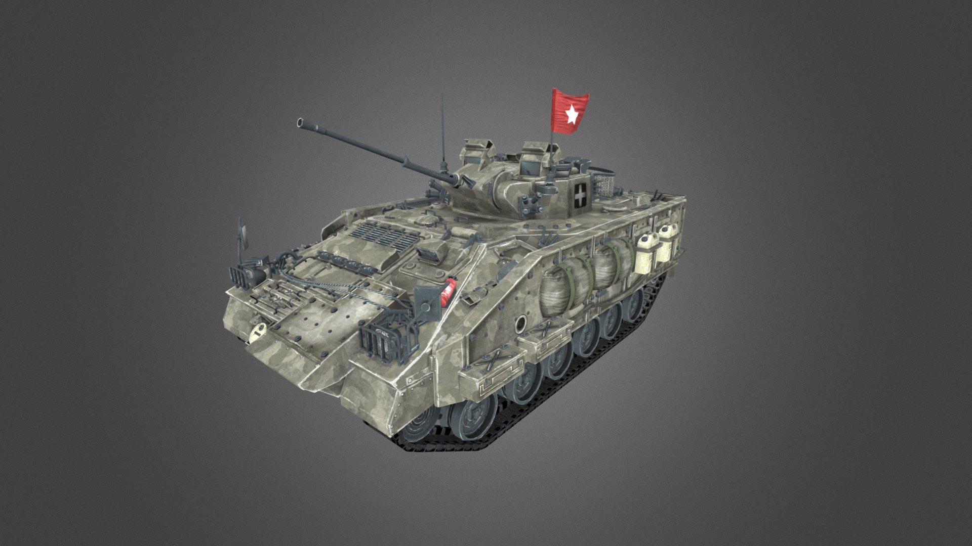Tank: UN Warrior Tracked Armoured Vehicle