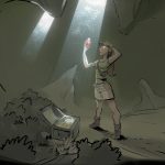 The girl who held the Ruby Crystal
