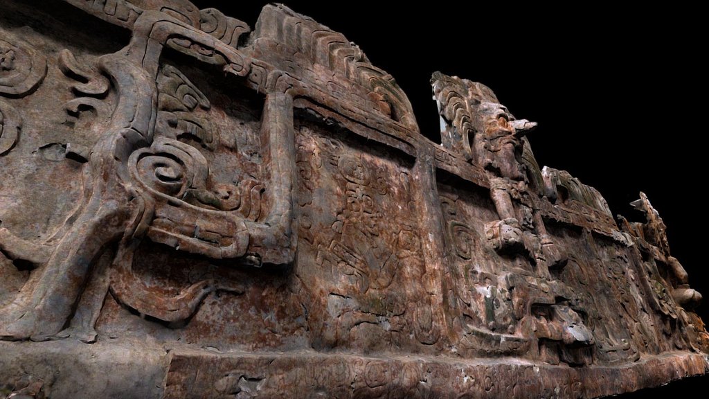 the holmul frieze building a group ii 3d model