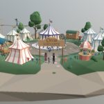 the medieval stray circus 3d model