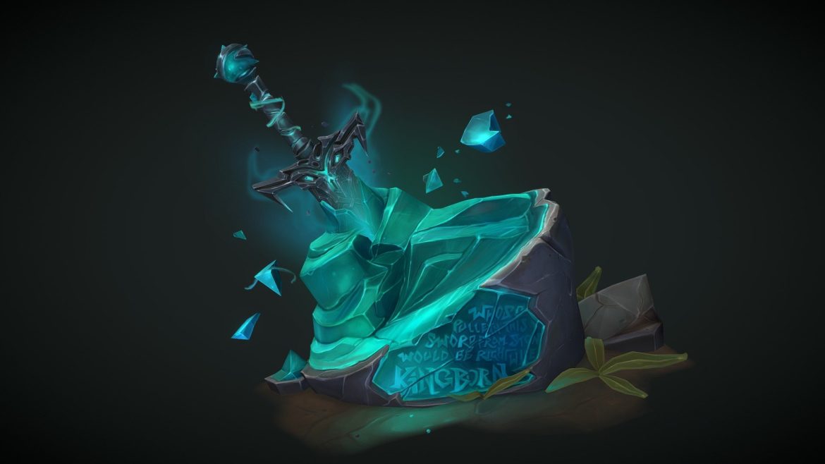 the sword in the stone 3d model