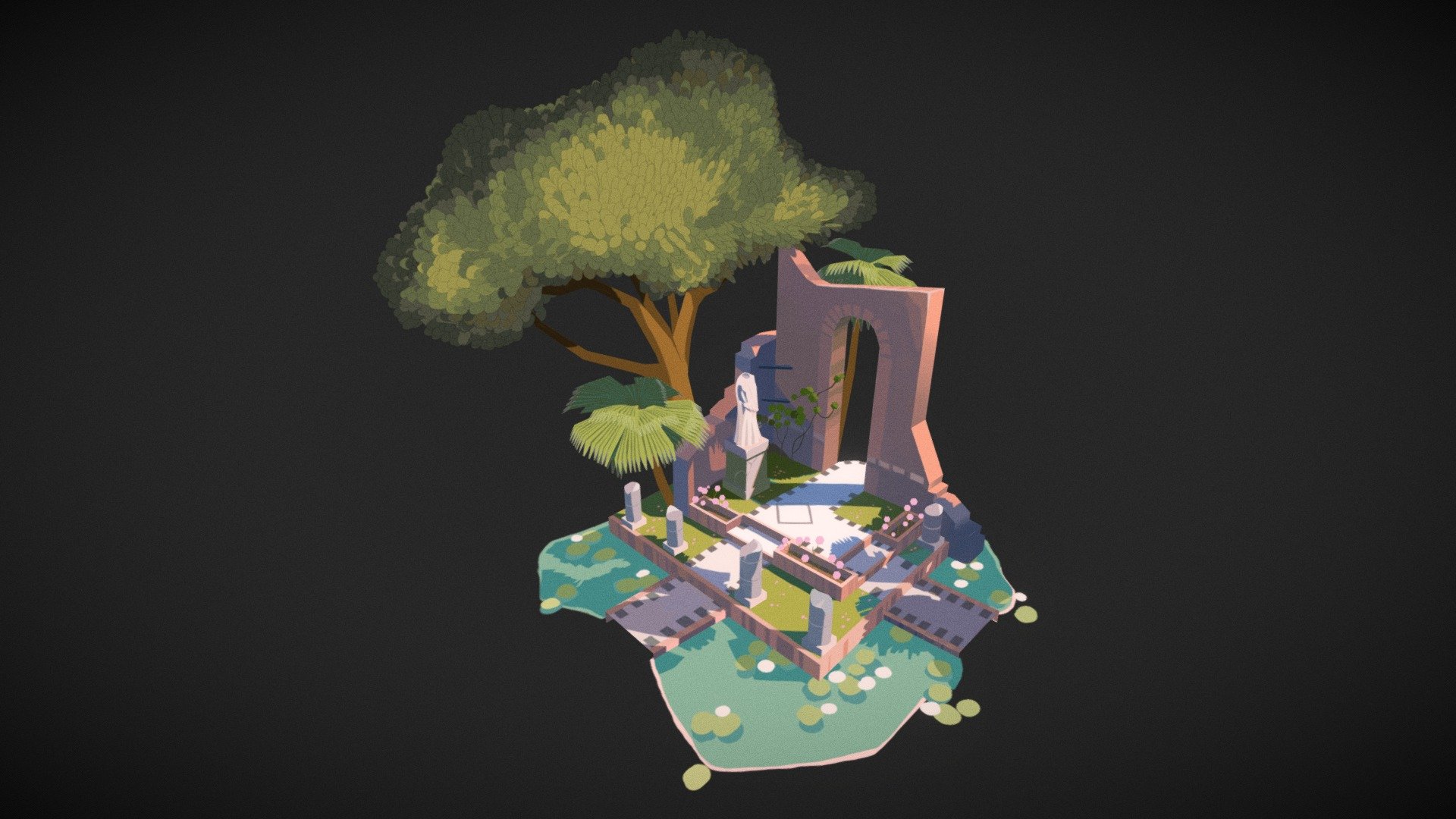 Walled Garden Diorama