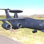 Beriev A100 Aircraft 3d Model - Detailed 3D model of the Russian Beriev A-100 AEW&C aircraft in flight.