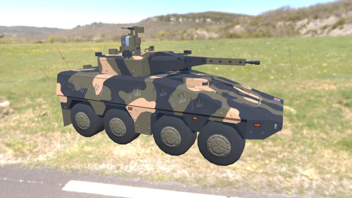 Boxer Ifv 3d Model - Detailed 3D model of a Boxer IFV BAT armored fighting vehicle