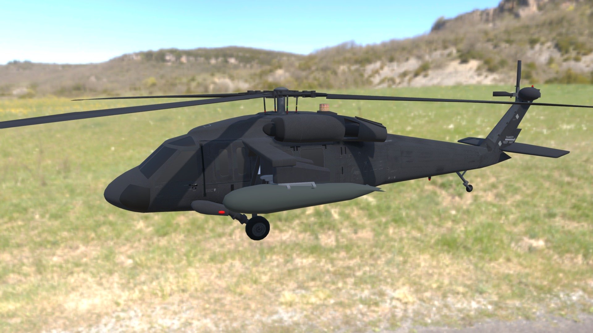 3d model Sikorsky UH-60 Black Hawk