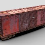 Abandoned Boxcar (Raw Scan)