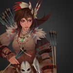 american archer 3d model