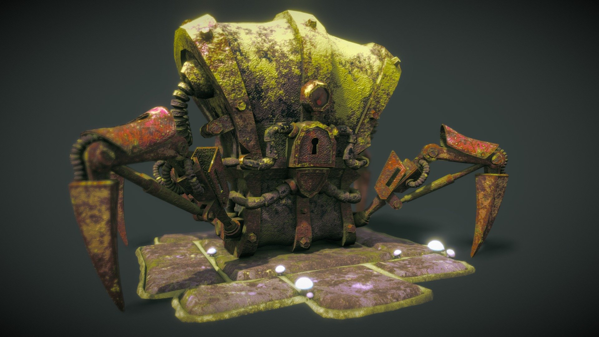 Ancient Treasure Chest Automaton