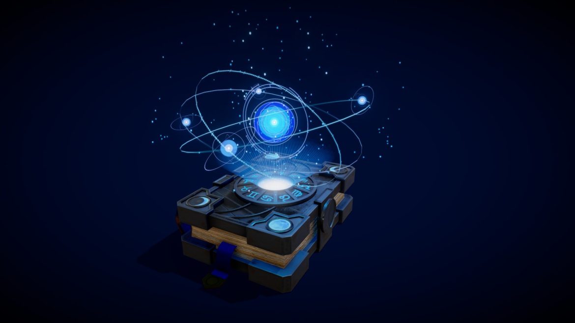 astrological tome 3d model