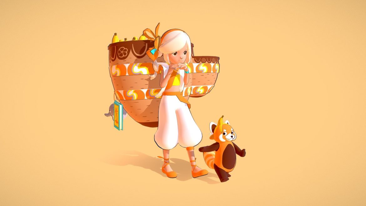 aviana the babana merchant ni no kuni 3d model