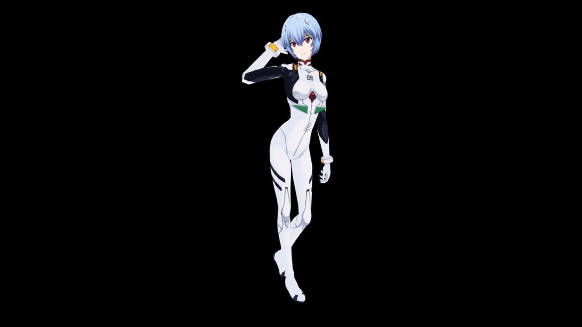 ayanami 3d model