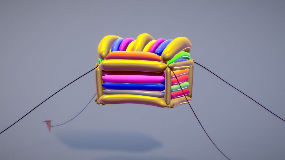 balloon chest 3d model