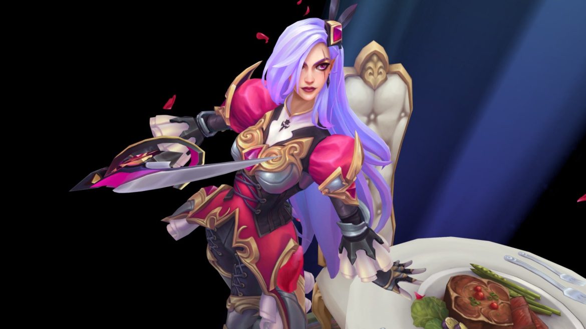 battle queen katarina 3d model